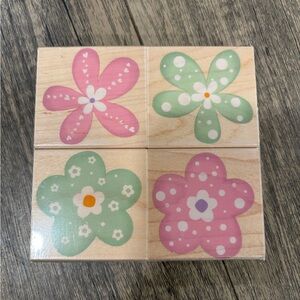 Fancy flowers 4 pack stamp set
